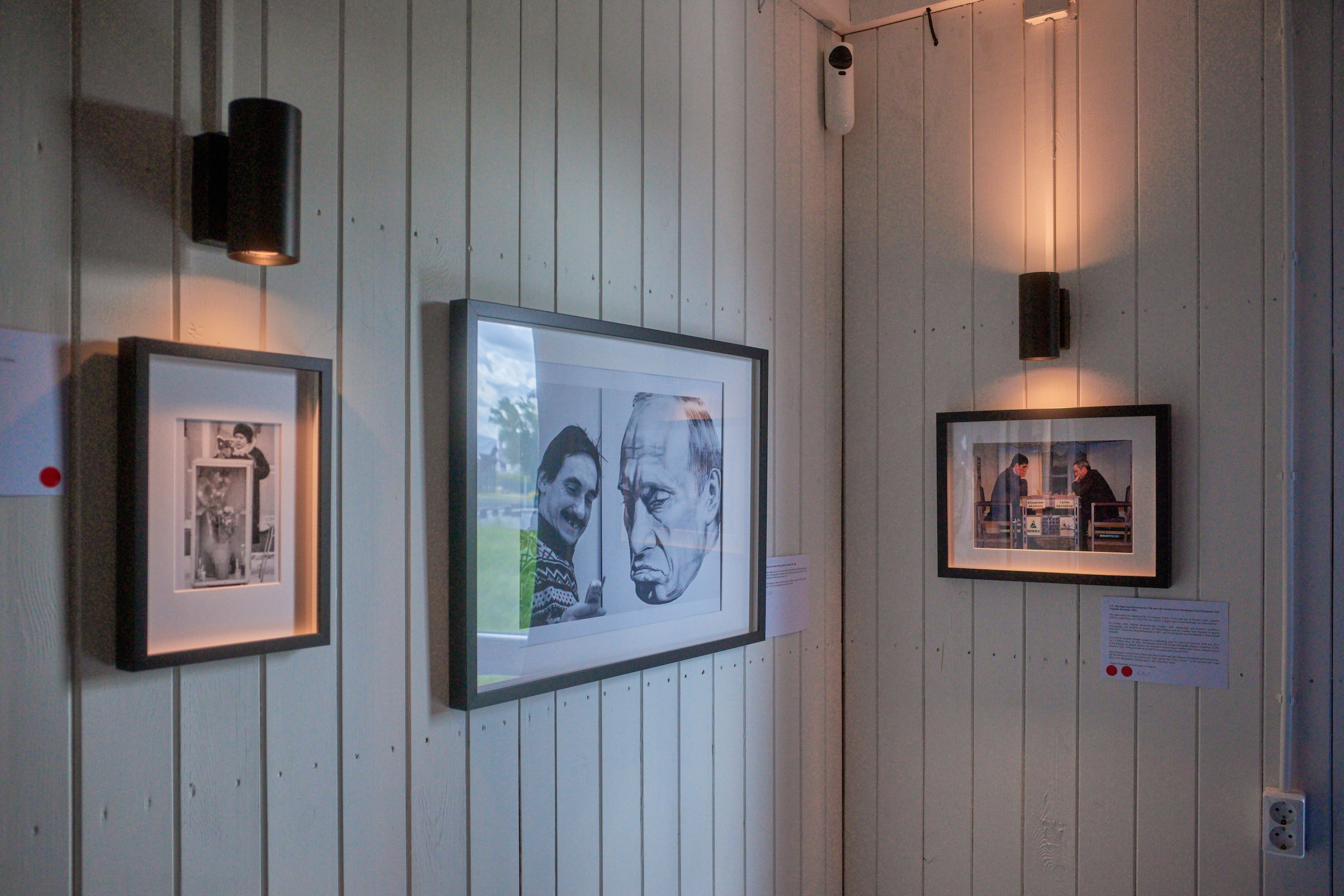 Another corner with photographs of the exhibition