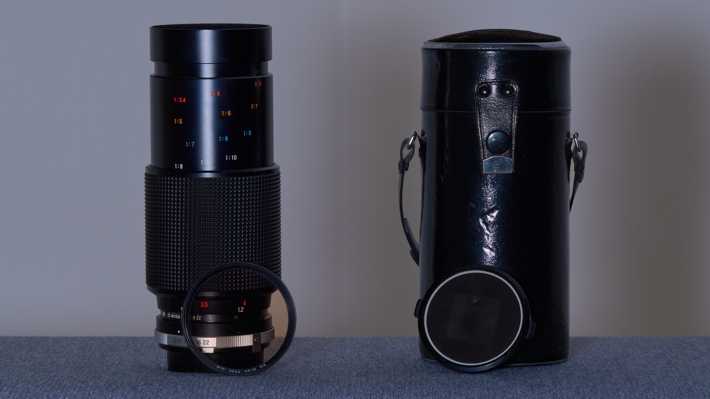 Panagor lens, filter, and case set